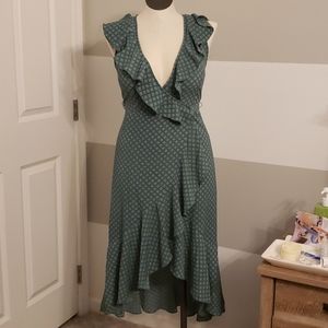Max studio wrap dress sz med